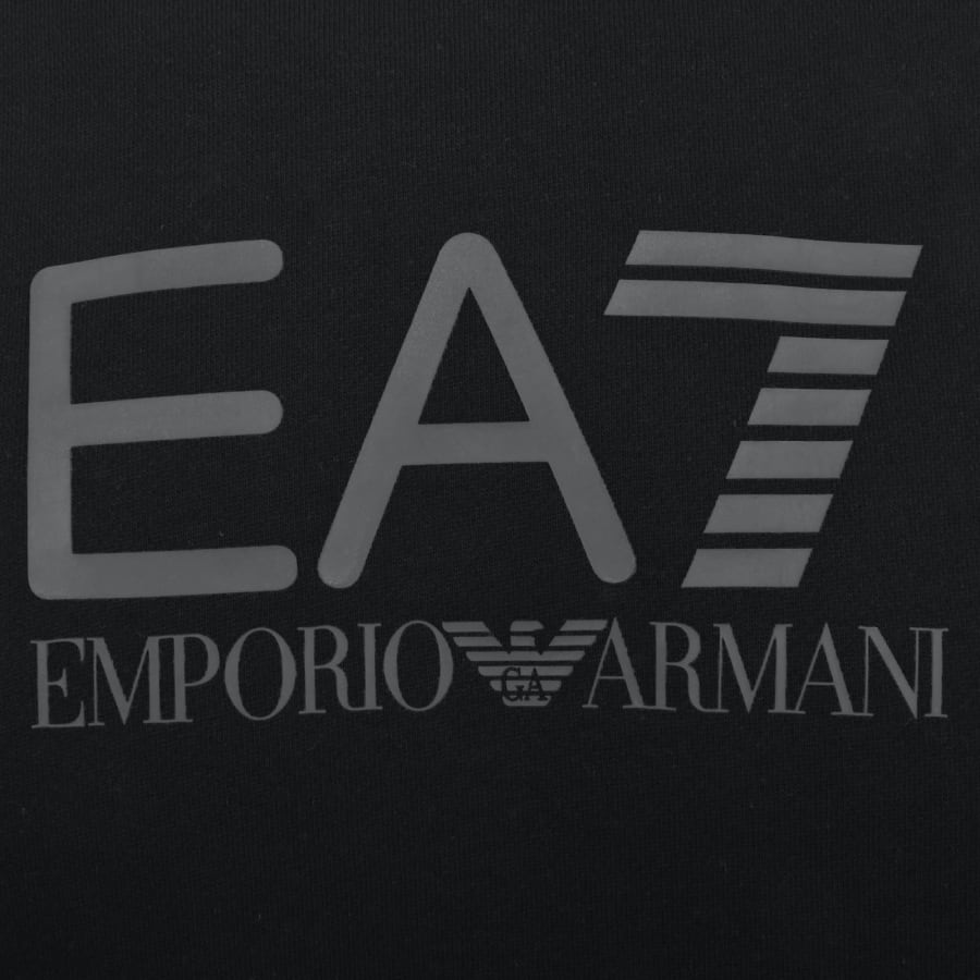 EA7 Emporio Armani Logo Sweatshirt Black | Mainline Menswear